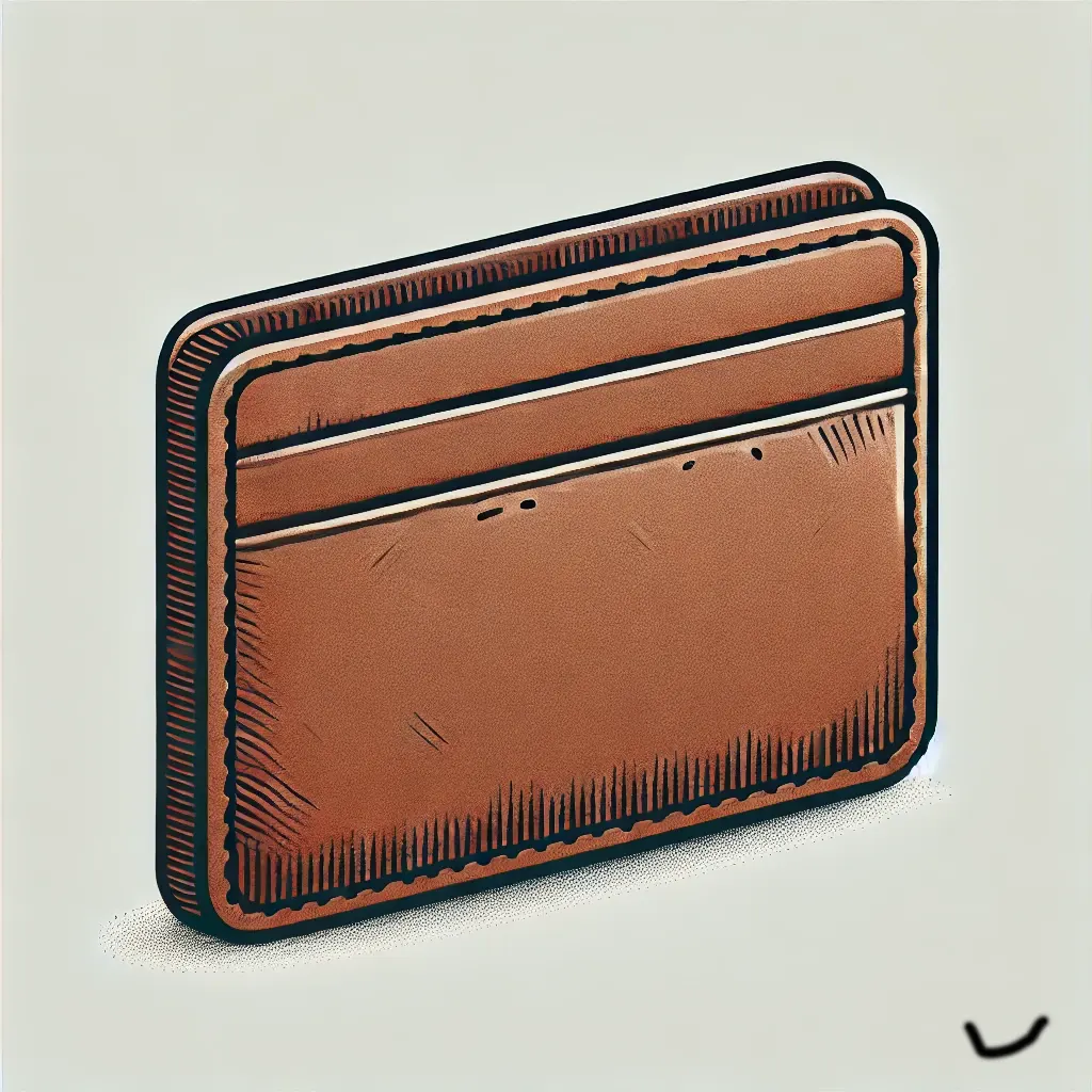 Minimalist tasarıma sahip, erkekler için kompakt ve şık deri kartlık.